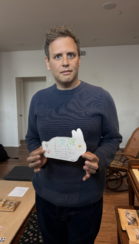 Tea and Postcard Writing with Noah Smith